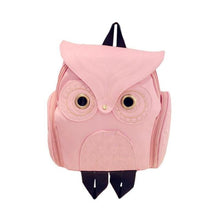 Load image into Gallery viewer, loomrack Whimsy Owl Embossed School Bag Backpacks Pink

