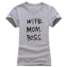 Load image into Gallery viewer, loomrack Wife Mom Boss T-Shirts
