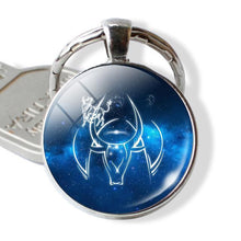 Load image into Gallery viewer, loomrack Zodiac Sign Keyrings Key Chains Taurus
