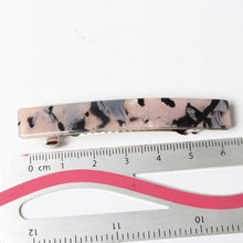 Load image into Gallery viewer, Minimalistic Acrylic Hair Clip Barrettes HairClips A Color

