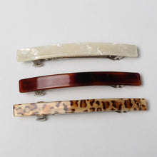 Load image into Gallery viewer, Minimalistic Acrylic Hair Clip Barrettes HairClips A Color
