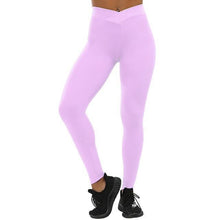 Load image into Gallery viewer, No Pain, No Gain Push Up Breathable Leggings Leggings Light Purple / S
