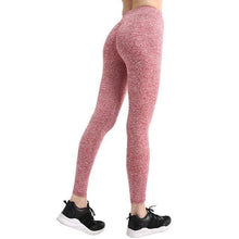 Load image into Gallery viewer, No Pain, No Gain Push Up Breathable Leggings Leggings Red / S
