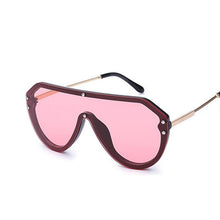 Load image into Gallery viewer, Oversized Mirrored Sunglasses Sunglasses C1
