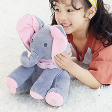 Load image into Gallery viewer, Peek A Boo Elephant Plush Doll Baby Accessories Gray
