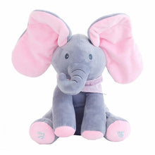 Load image into Gallery viewer, Peek A Boo Elephant Plush Doll Baby Accessories Gray
