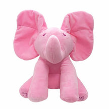 Load image into Gallery viewer, Peek A Boo Elephant Plush Doll Baby Accessories Gray
