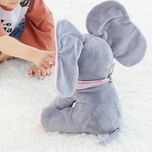 Load image into Gallery viewer, Peek A Boo Elephant Plush Doll Baby Accessories Gray

