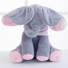 Load image into Gallery viewer, Peek A Boo Elephant Plush Doll Baby Accessories Gray
