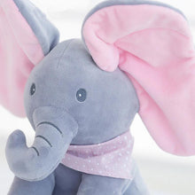 Load image into Gallery viewer, Peek A Boo Elephant Plush Doll Baby Accessories Gray
