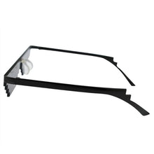 Load image into Gallery viewer, Pixelated Tile Small Lens Night Life Festival Sunglasses Sunglasses Black - 3 White
