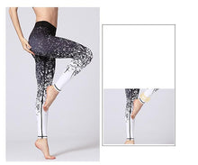 Load image into Gallery viewer, Premium Abstract Print High Waist Leggings Leggings Black White / S
