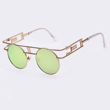 Load image into Gallery viewer, Rectangular Geometric Metal Frame Round Sunglasses Sunglasses NO1
