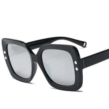 Load image into Gallery viewer, Retro Bold Frame Sunglasses Sunglasses Silver / as picture
