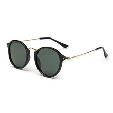 Load image into Gallery viewer, Retro Round Metal Frame Sunglasses Sunglasses C9DarkGreen
