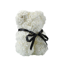 Load image into Gallery viewer, Rose Teddy Bear Home Accessories White
