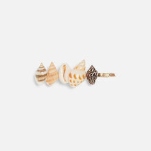 Load image into Gallery viewer, Sea Shell Hair Clip Barrettes HairClips 66
