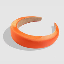 Load image into Gallery viewer, Silk Chunky Padded Headband Hair Accessories OR
