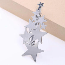 Load image into Gallery viewer, Star Barrettes Hair Clips HairClips Golden
