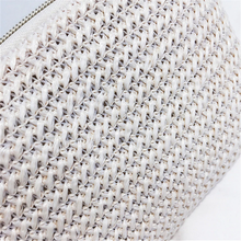 Load image into Gallery viewer, Transparent Rattan Bag with Bamboo Handle Rattan Bags Beige / 21cm x 13cm x 7cm
