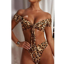 Load image into Gallery viewer, Ultra Sensual Leopard Print Bikini Swimwear 2019 3549 / S
