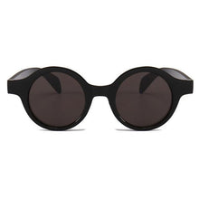 Load image into Gallery viewer, Village Retro Round Thick Frame Sunglasses Sunglasses Leopard
