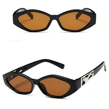 Load image into Gallery viewer, Vintage Cat Eye 3D Anti-UV Sunglasses Sunglasses Black Tea
