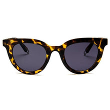 Load image into Gallery viewer, Vintage Framed Cat Eye Shades Sunglasses leopard gray
