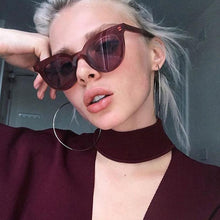 Load image into Gallery viewer, Vintage Framed Cat Eye Shades Sunglasses red
