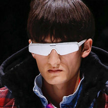 Load image into Gallery viewer, Vintage Rimless Cat Eye Sunglasses Sunglasses C1 black white
