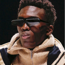 Load image into Gallery viewer, Vintage Rimless Cat Eye Sunglasses Sunglasses C1 black white
